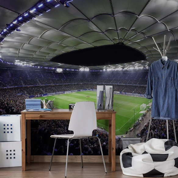 Vliestapete »XXL Vliestapete«, Hamburger SV HSV Fußballfan, mehrfarbig, matt