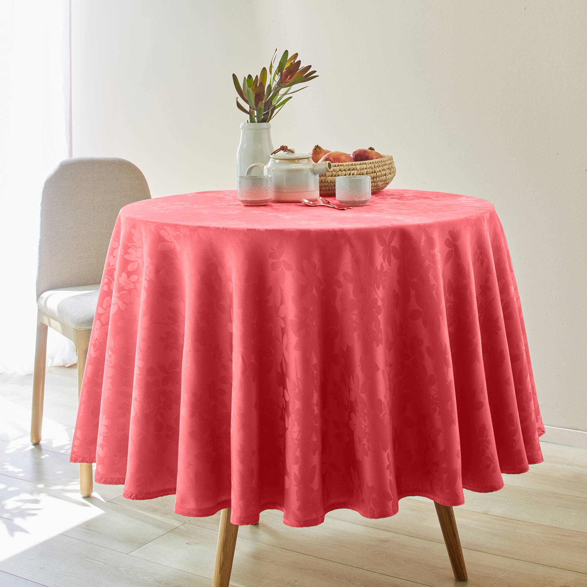 Nappe damassée feuillages Colombine&reg;