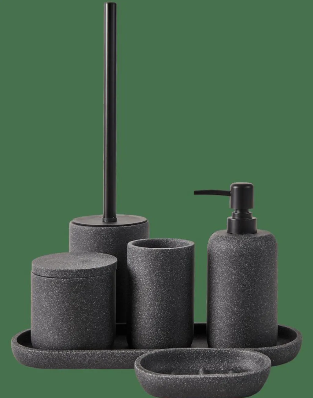 Accessoires Lavabo^CASA MOON Boîte à Coton Avec Couvercle Gris Foncé