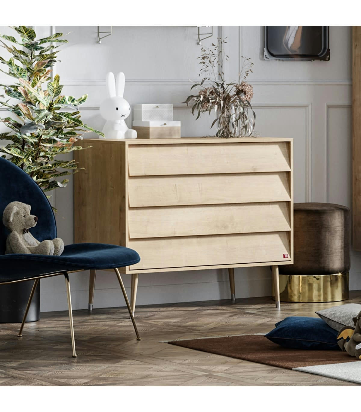 BOSQUE - Commode 4 Tiroirs L100 x H90cm