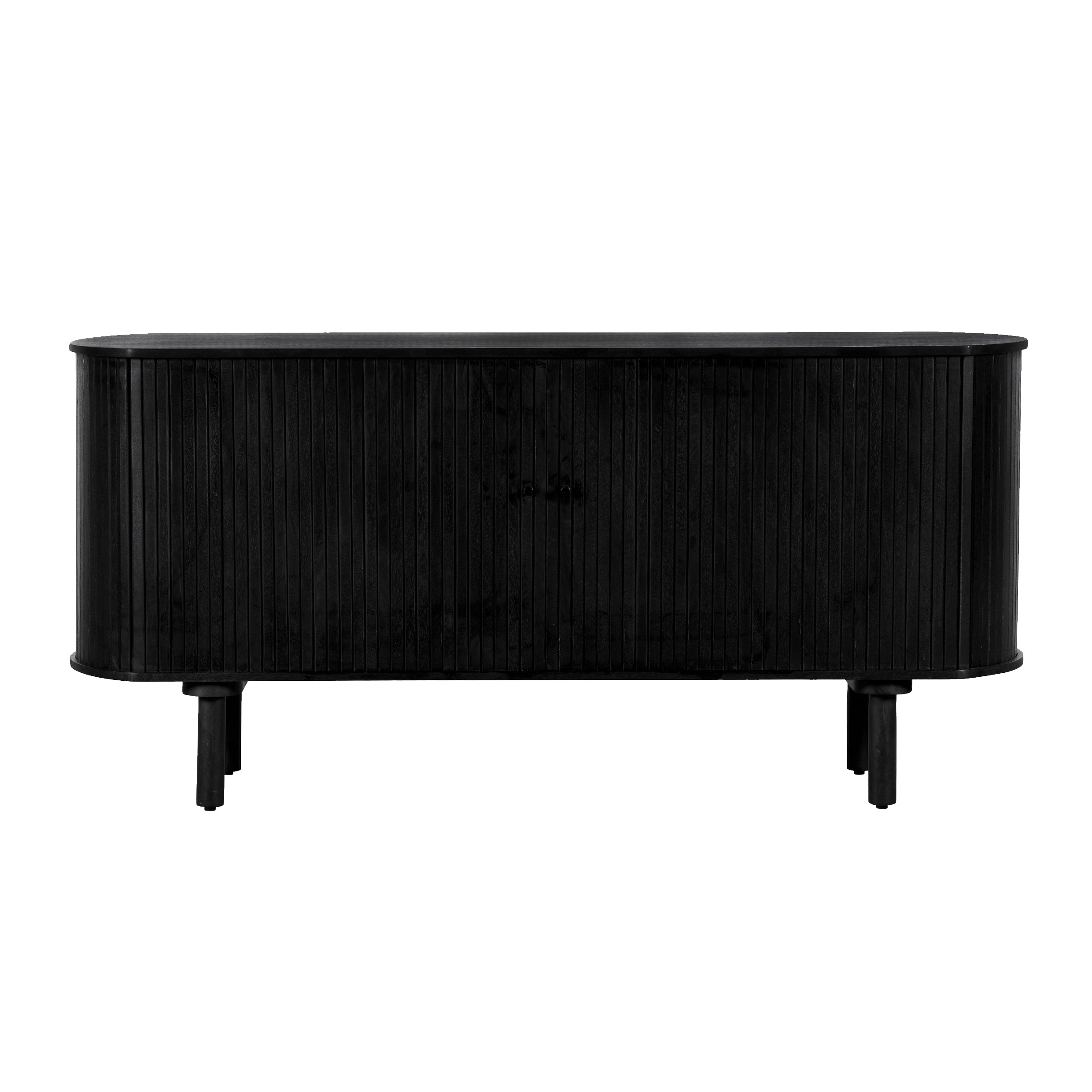 Lewis & Loft Dressoir Livia - FSC® mangohout - 160 cm - Zwart