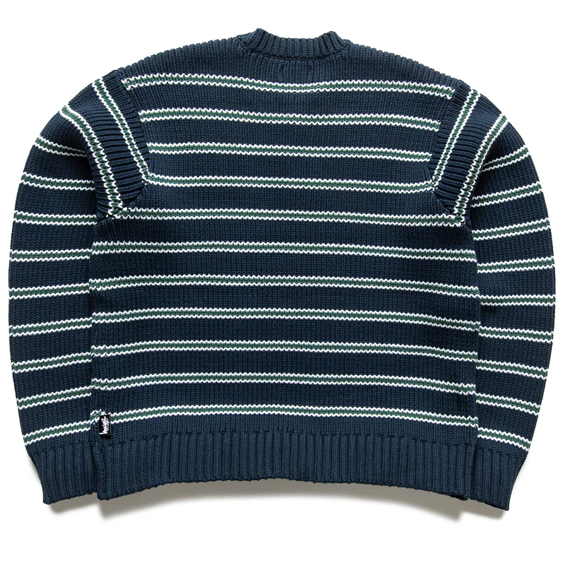 Stussy Chunky Stripe Sweater - Ocean