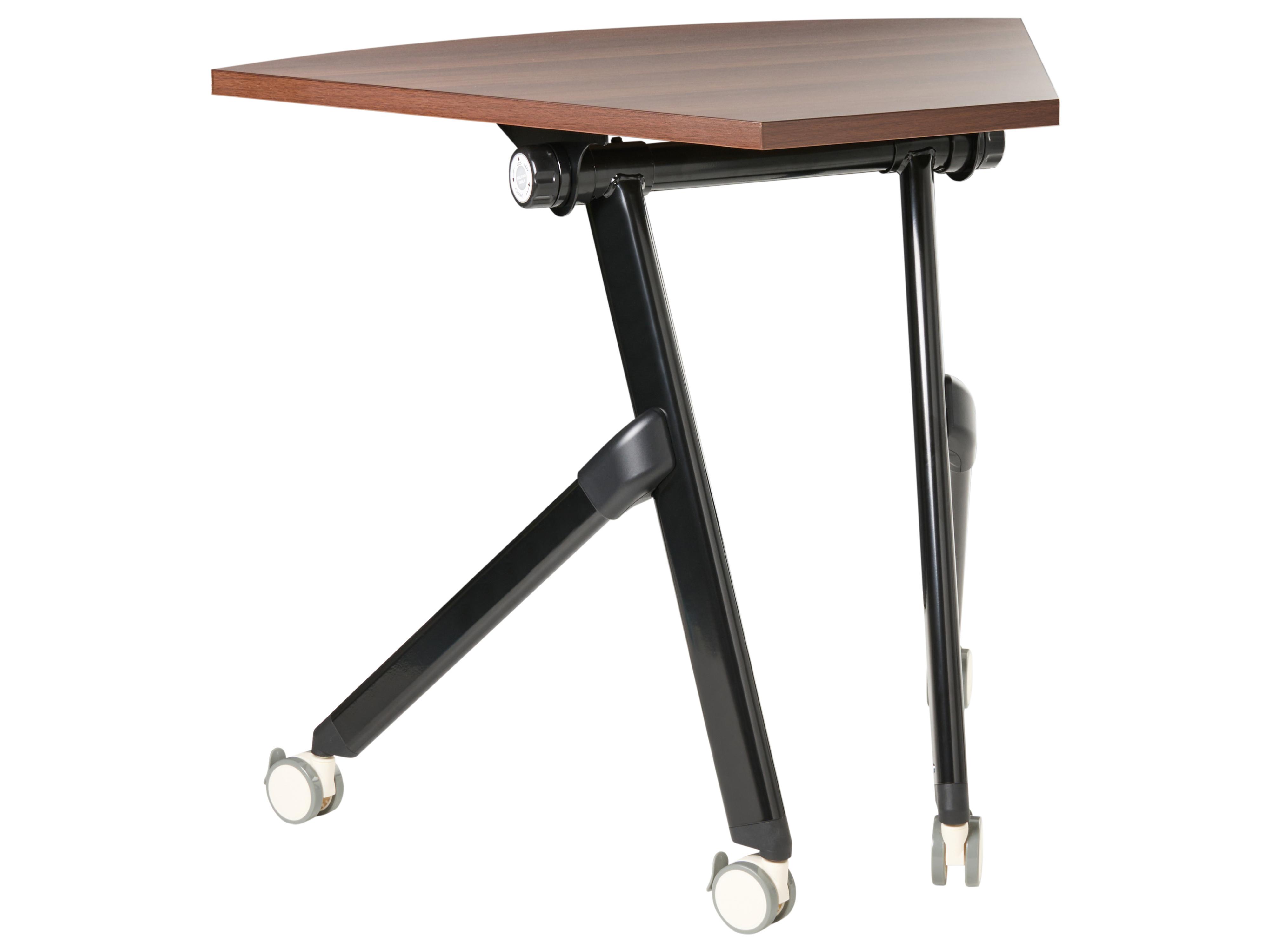 Foldable Corner Desk Module BENDI Dark Brown 90 cm 64 cm