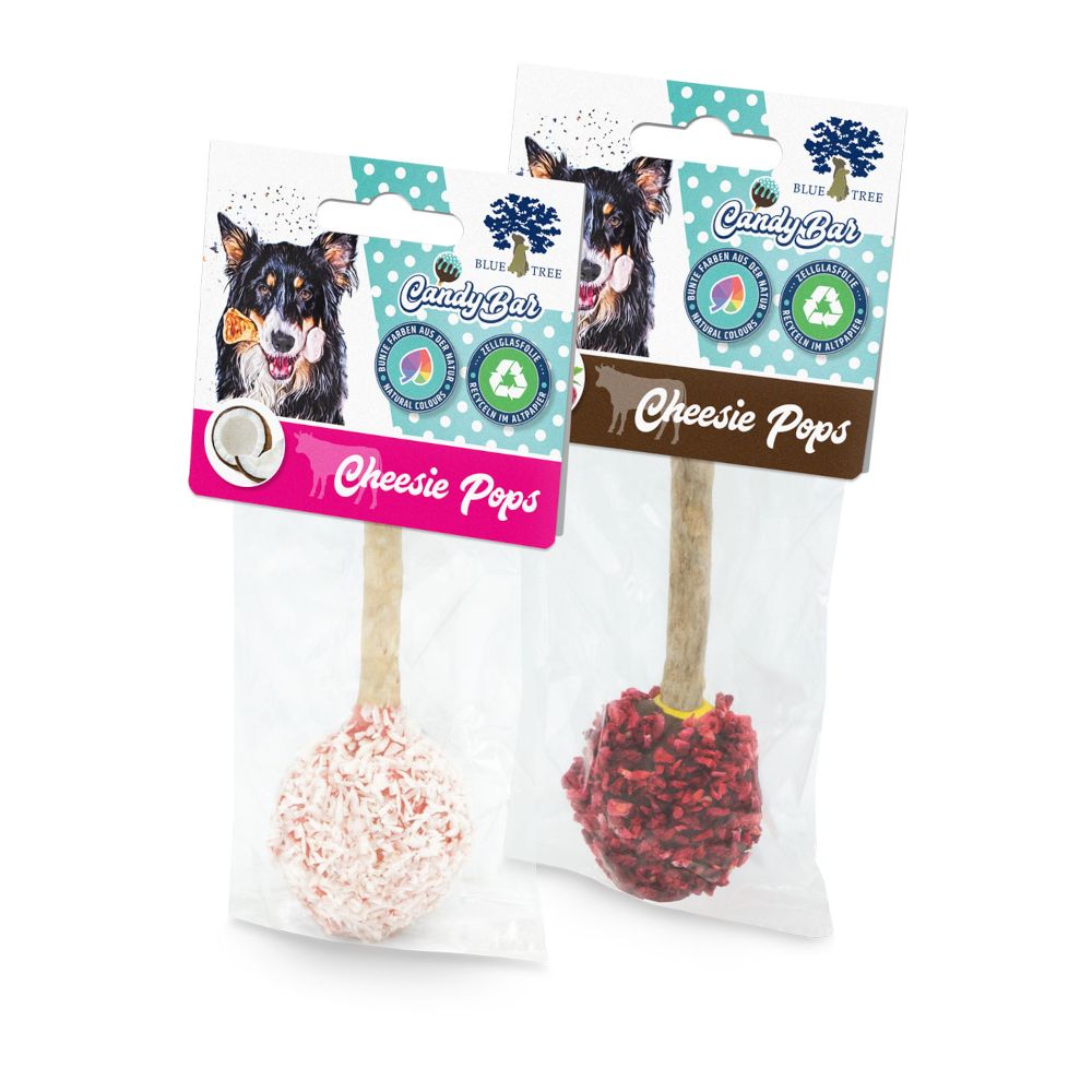 Blue Tree Cheesie Pop Raspberry & Coconut