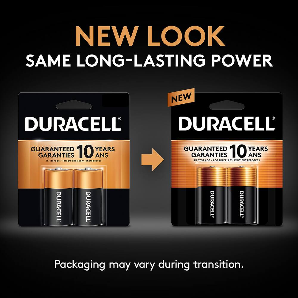 Duracell Coppertop C Batteries, Alkaline, 4-pk