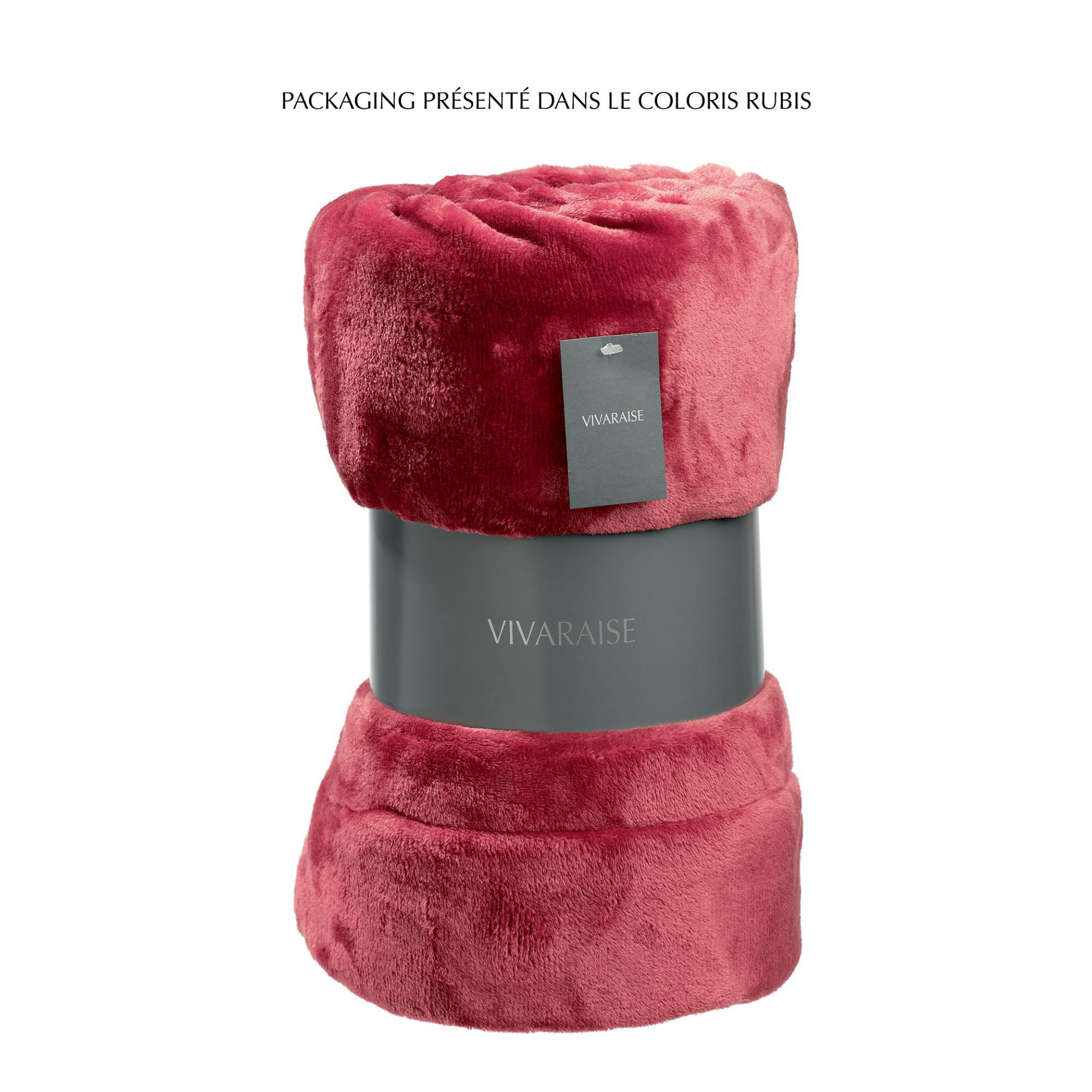 TENDER - Plaid  en polyester curry 150 x 200