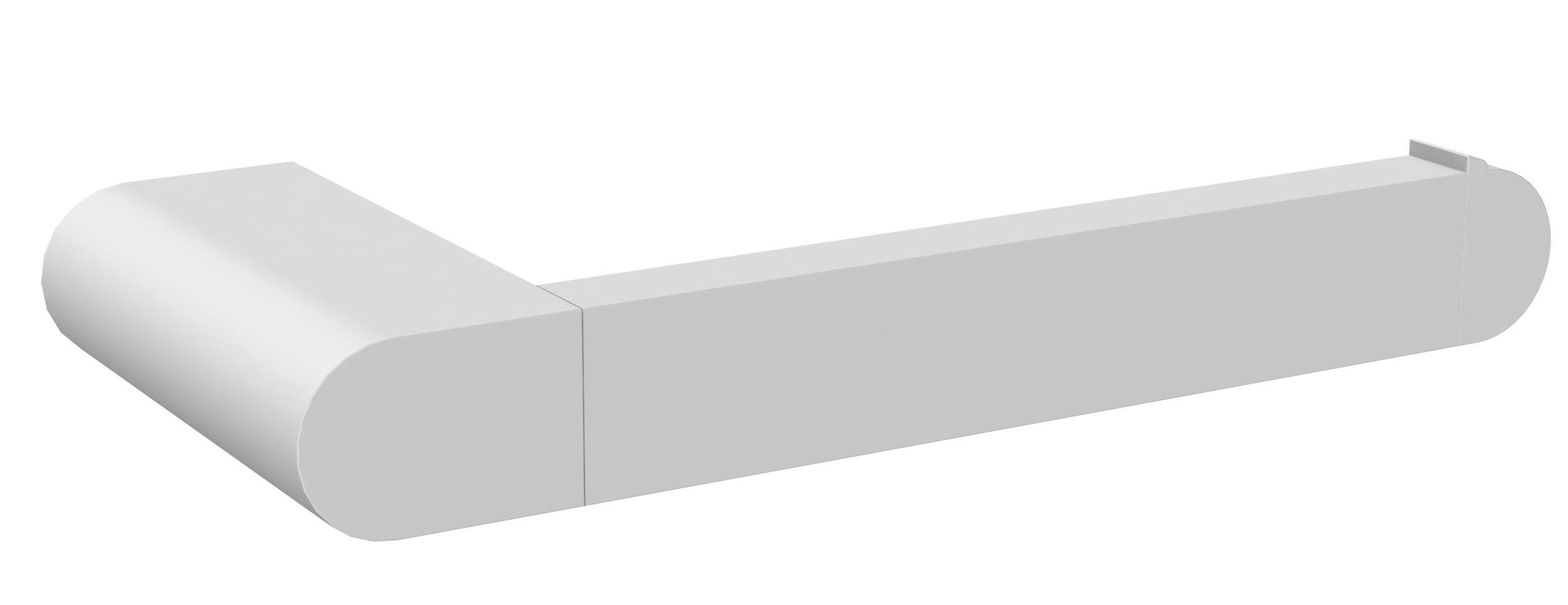 LOFT-GAME - Porte-papier WC blanc mat à fixer