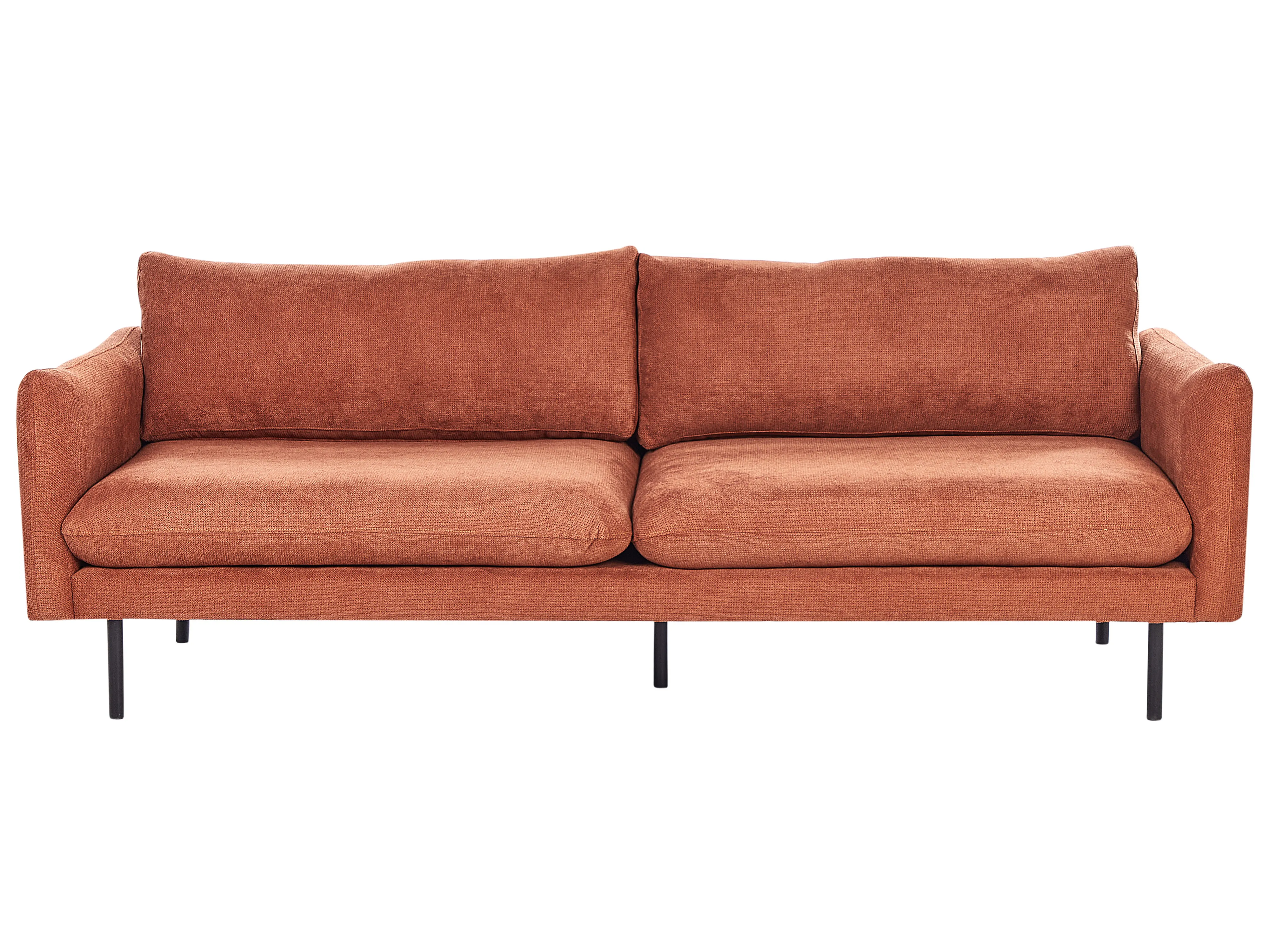 Ottoman VINTERBRO Chenille Golden Brown