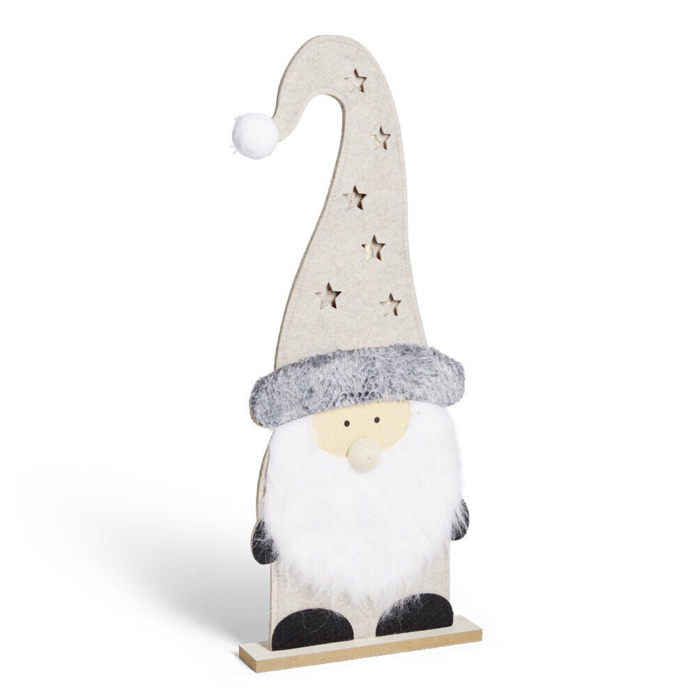 Gnome à poser lumineux avec LED H59,5cm (2 modèles)