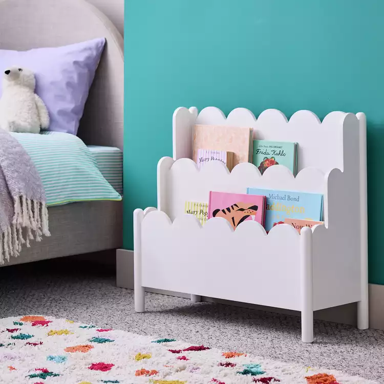 Habitat Kids Scalloped Bookcase - White