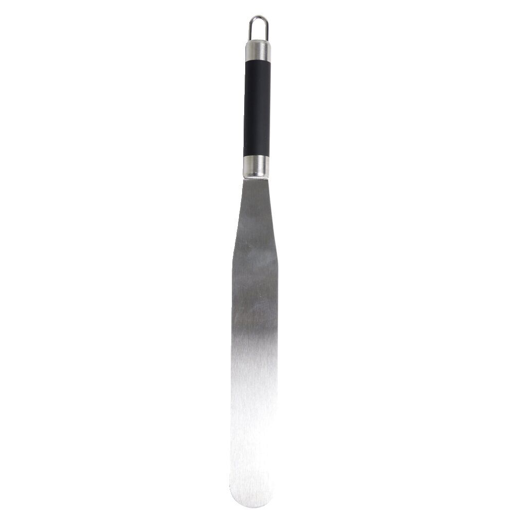 Spatule longue en inox avec manche plastique L.35cm