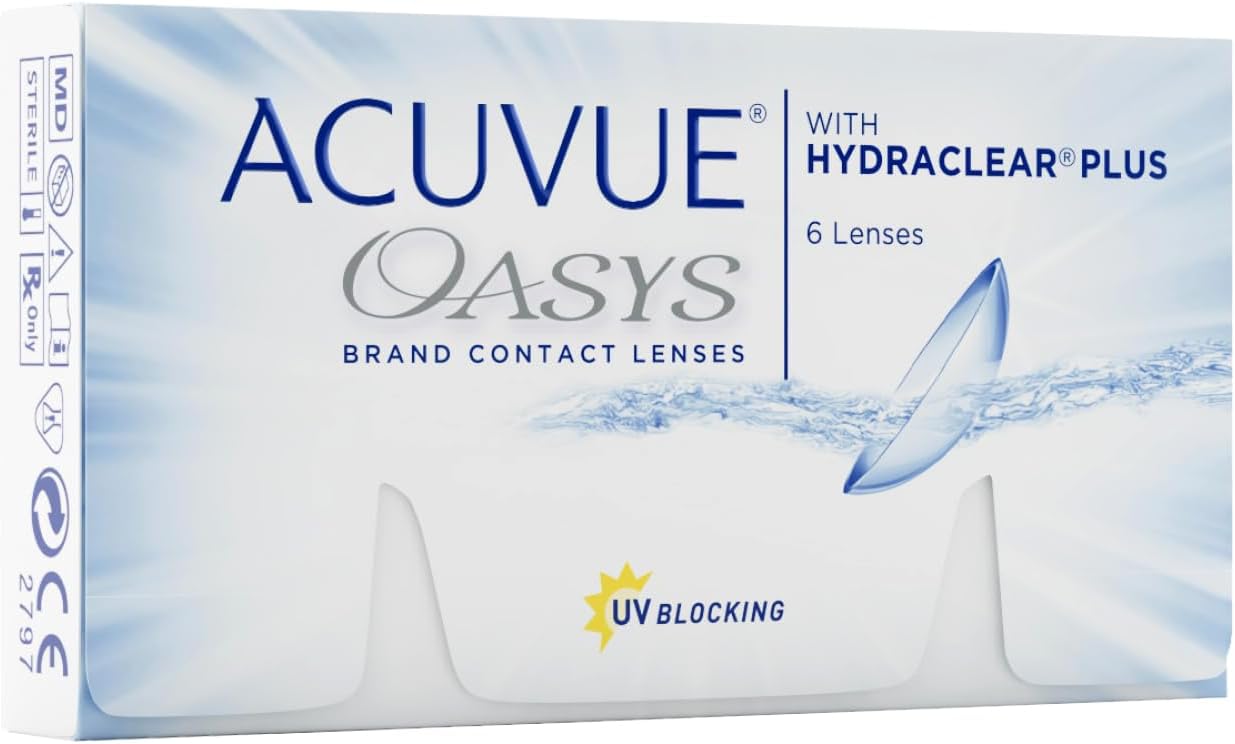 Acuvue Oasys 2 week soft lenses