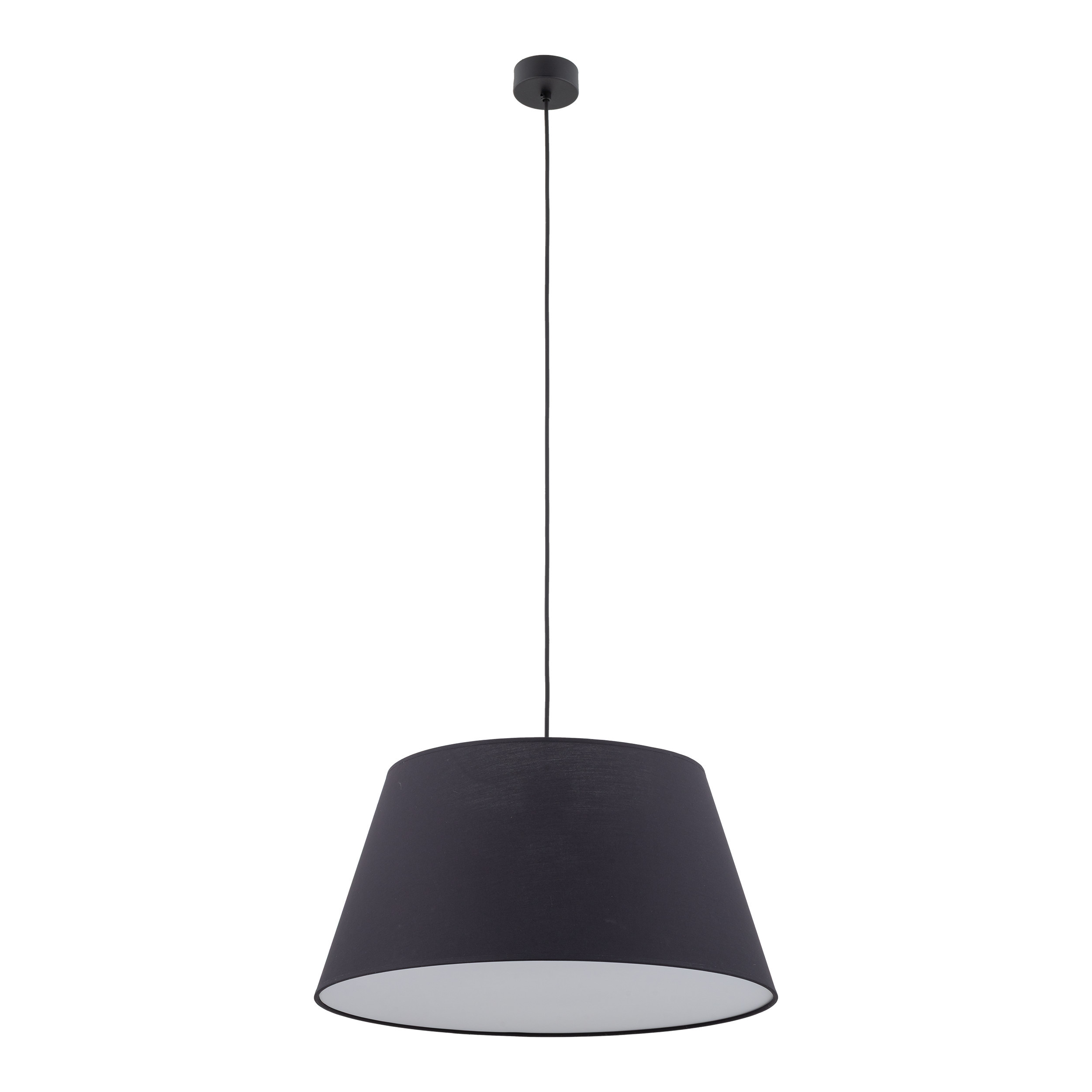 Lampa Wisząca Tk Lighting Formo Czarna 1Xe27 Trapez Abażur