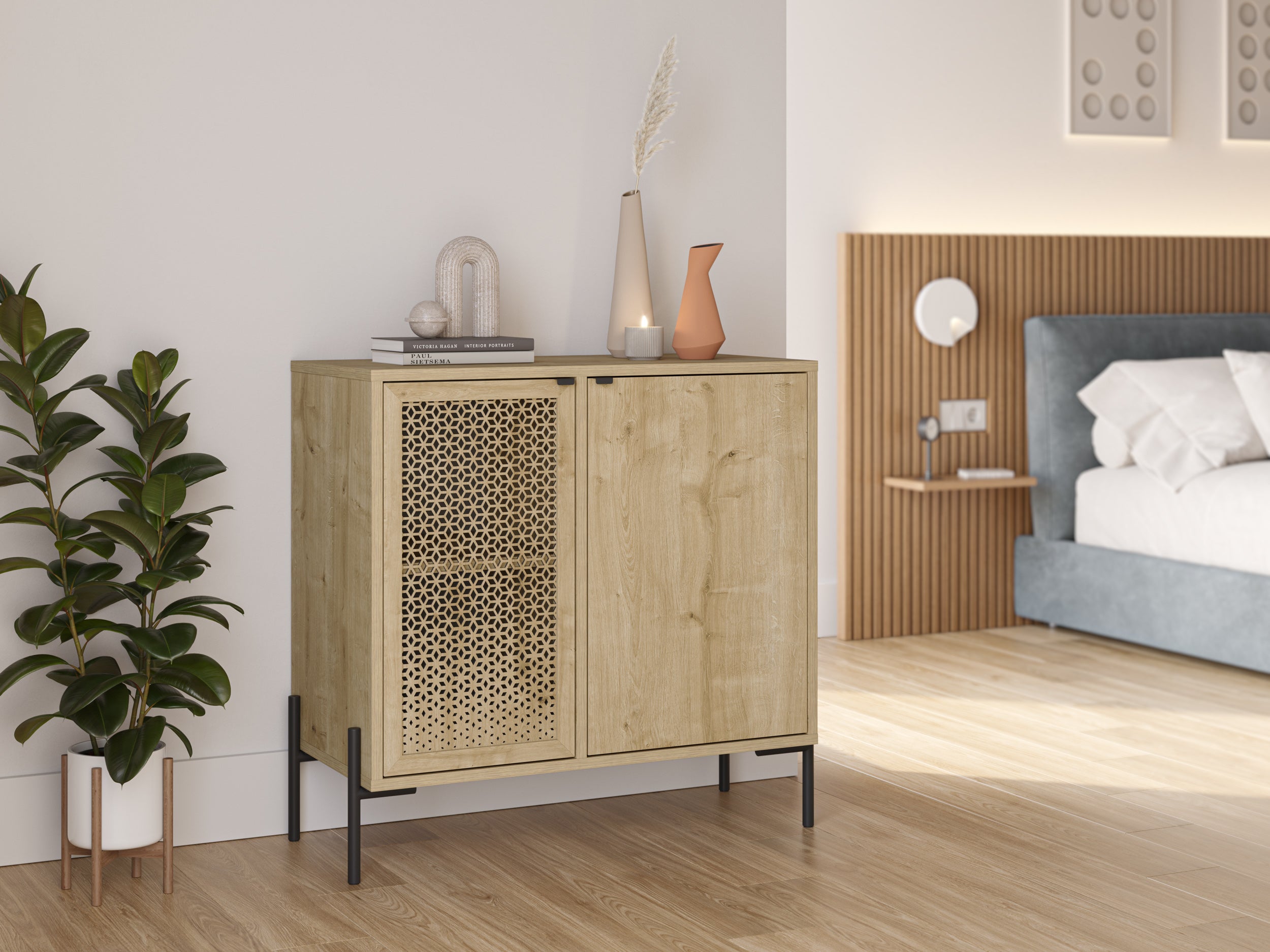 Marckeric - Kast Inca - Bruin - 83.6x40x80.3cm