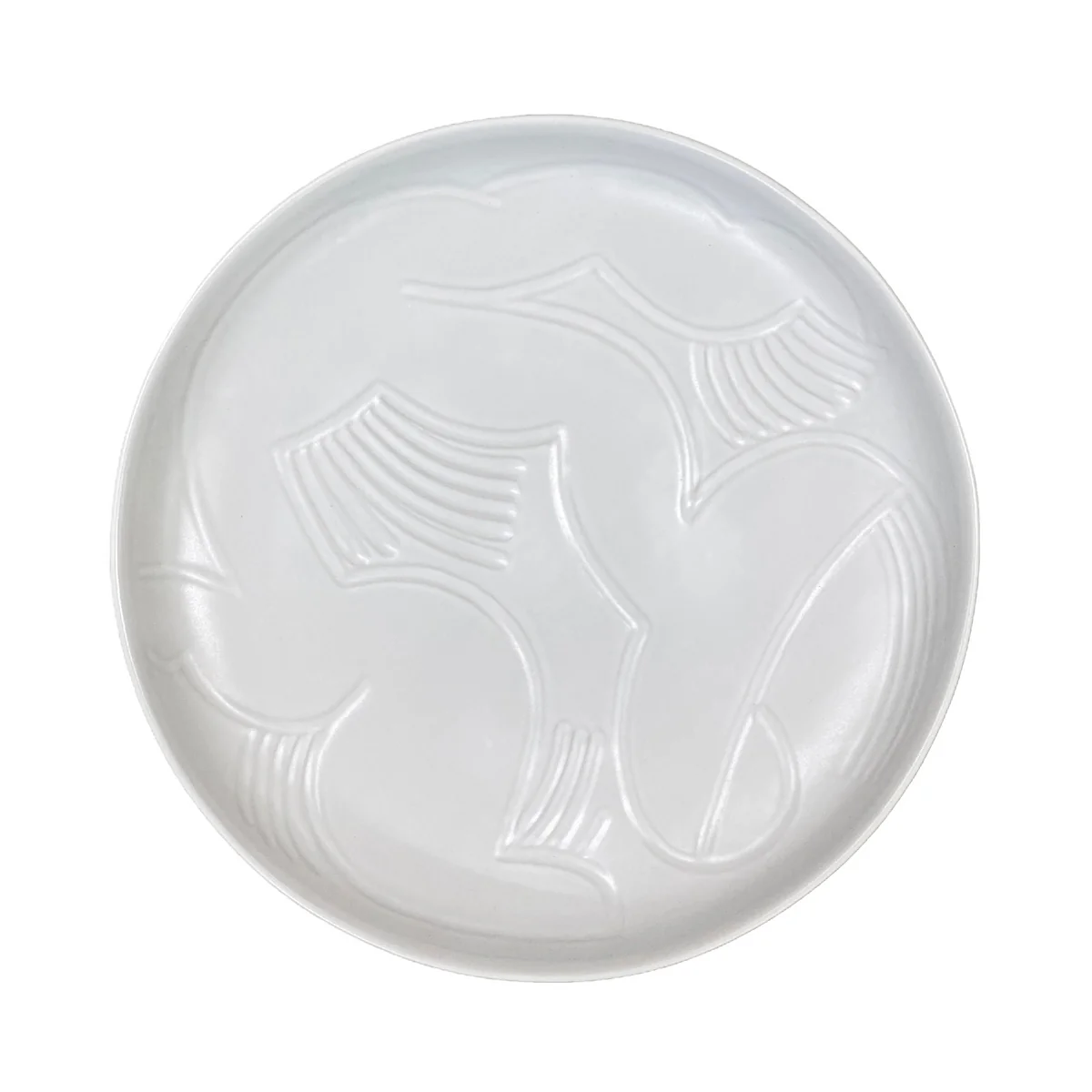 Marimekko - Oiva Vildmo Servierteller, 32 cm, weiß