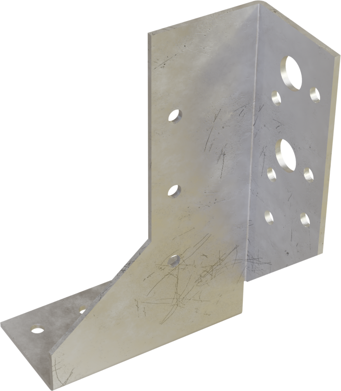 Wspornik belki dzielony WBD 39x122mm , lewy , grubość 2,0mm STALCO WBD - 40/120 L