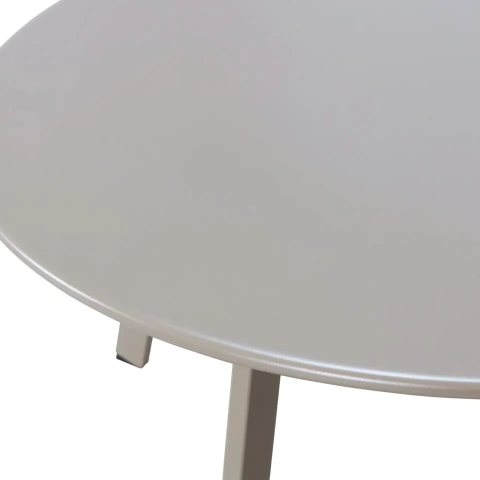 WOOOD Fer Bijzettafel Tuin - Metaal - Zand - 40x70x70