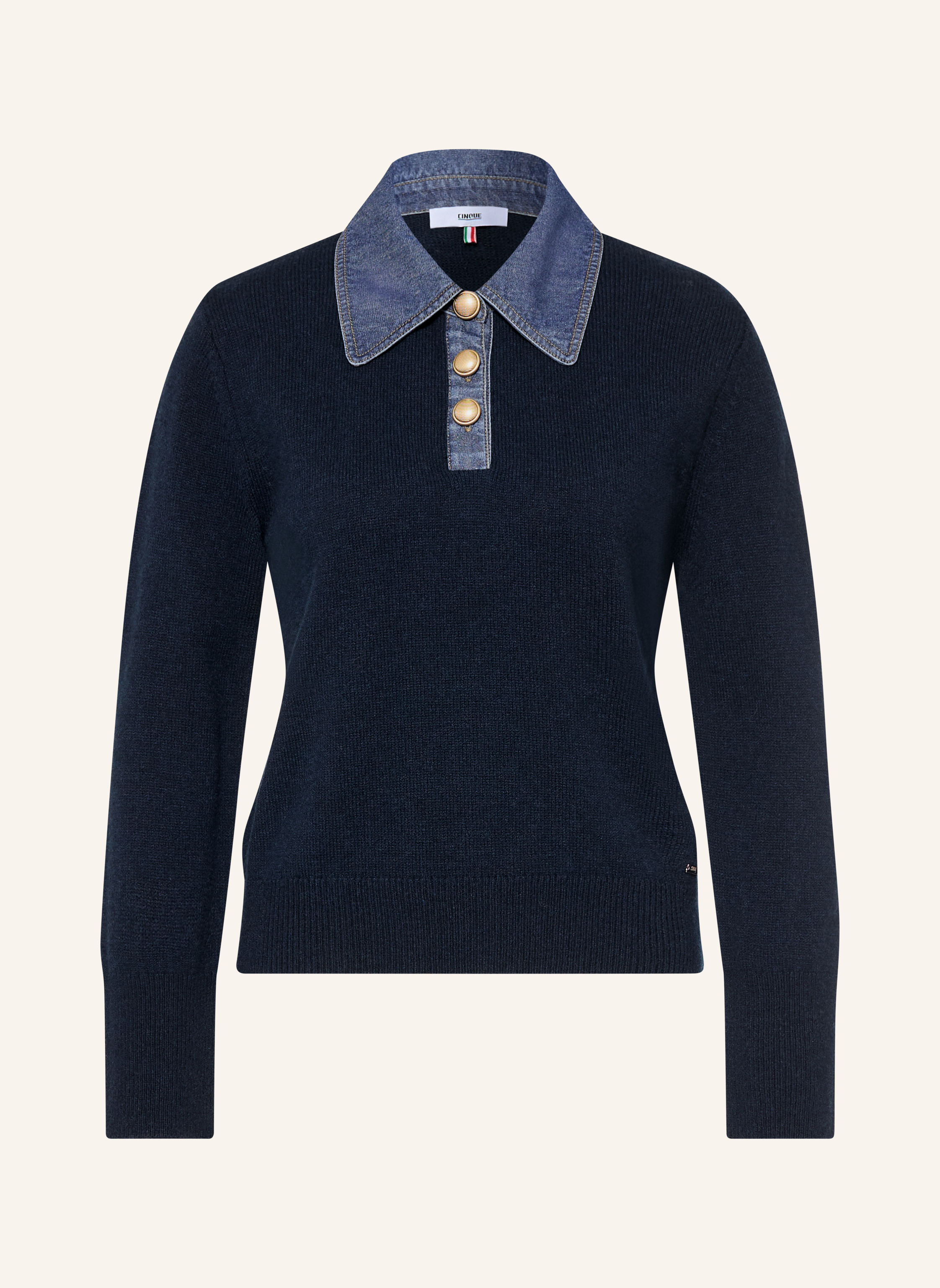 CINQUE Strick-Poloshirt CIDEMO