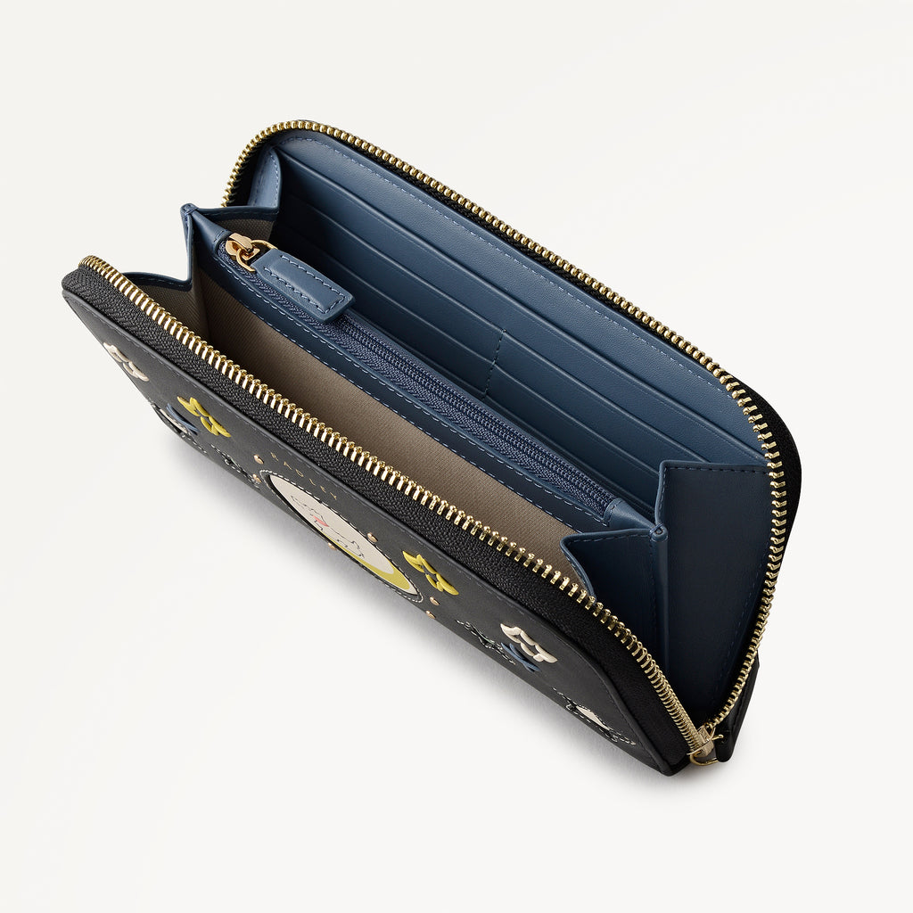 To The Moon - Large Zip Around Wallet