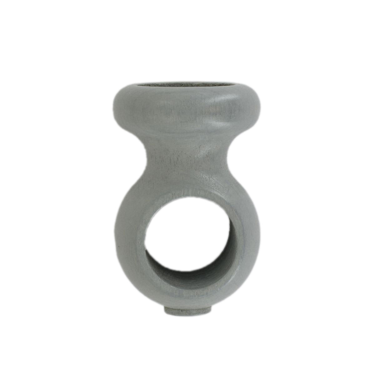 Conjunto de 2 suportes cinza para teto