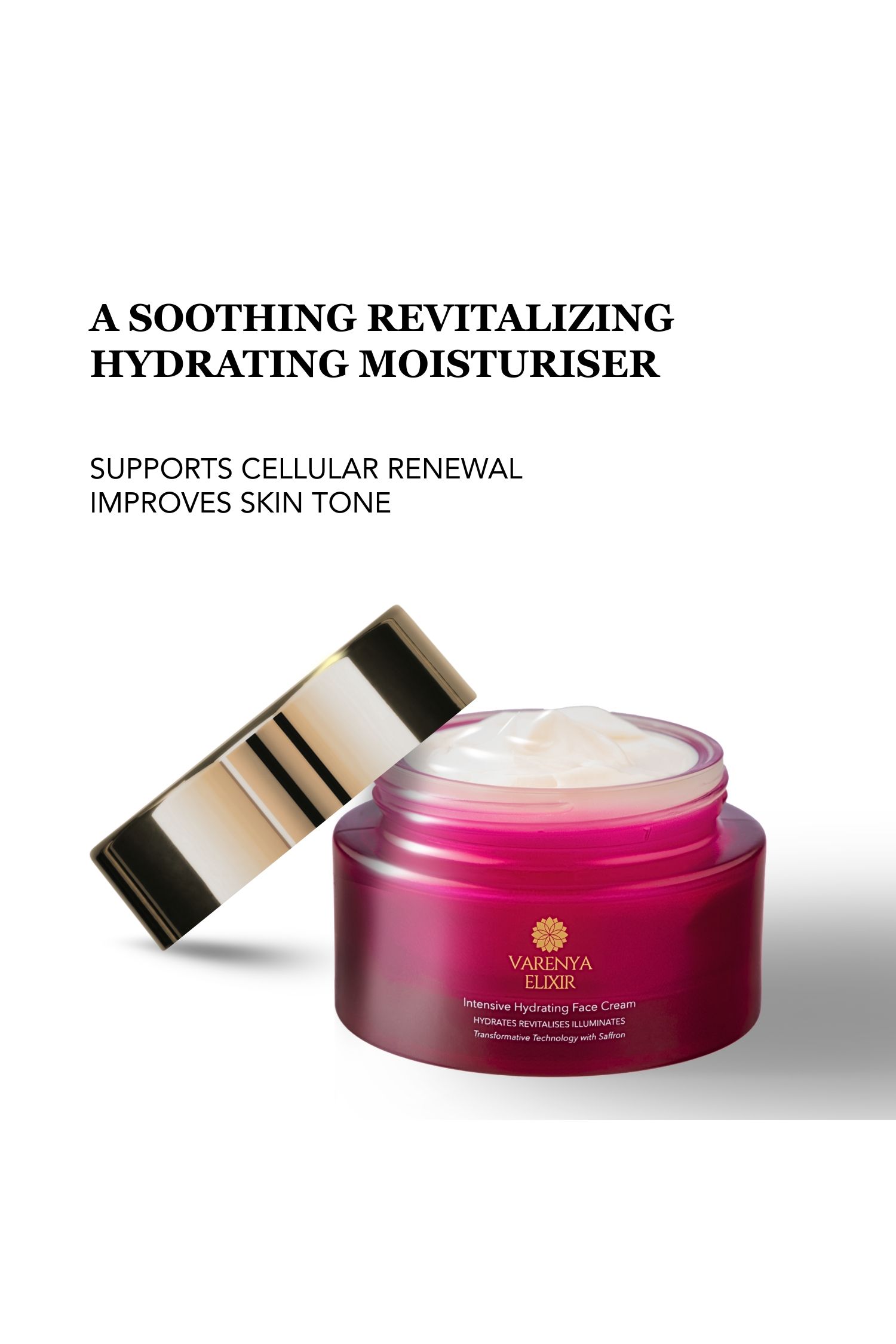 VARENYA ELIXIR Intensive Hydrating Face Cream — Deeply Moisturise & Soothe