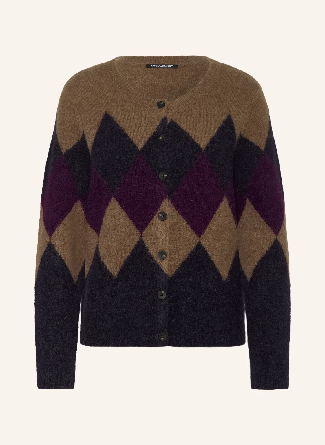 LUISA CERANO Strickjacke mit Alpaka