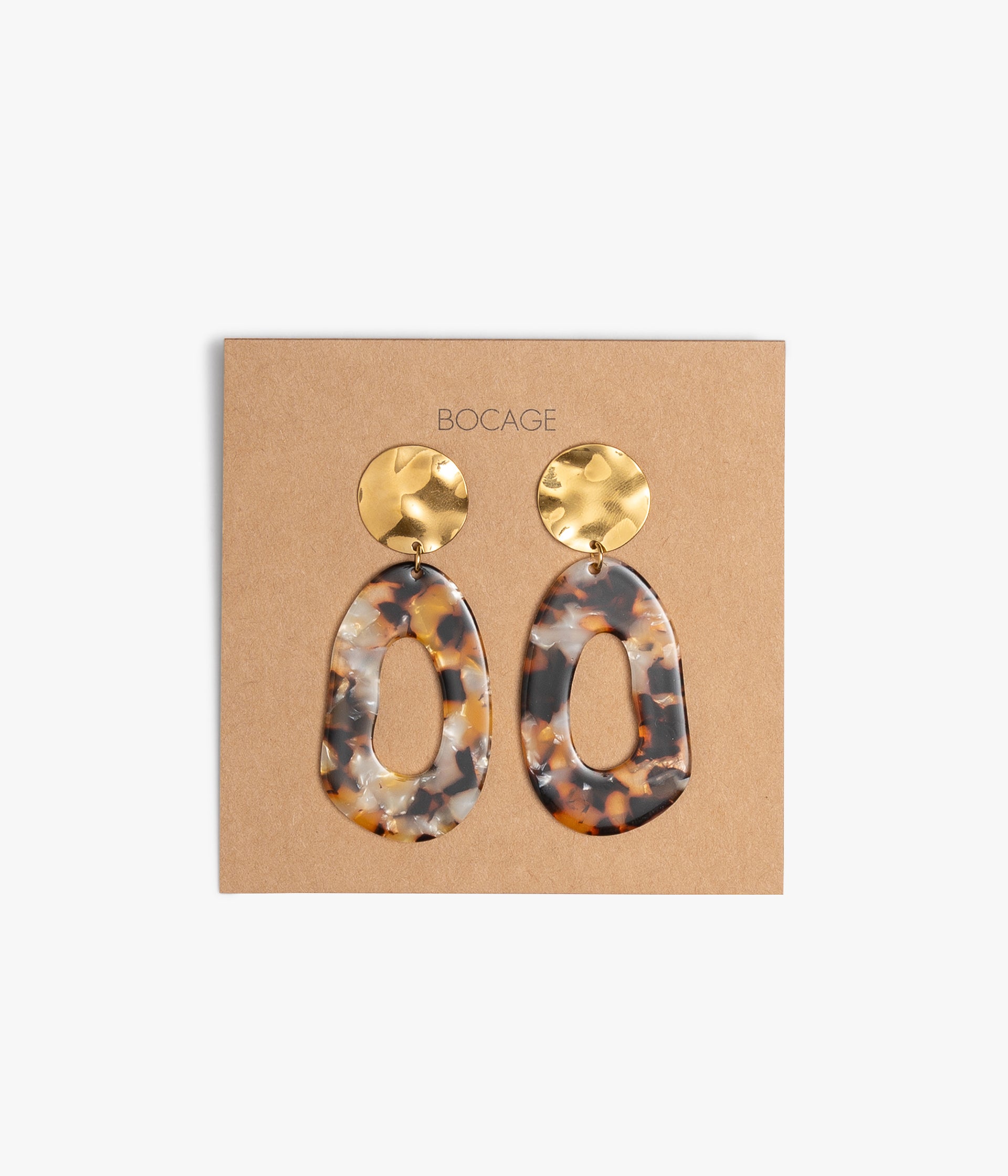 Boucles d'oreilles Diana écaille