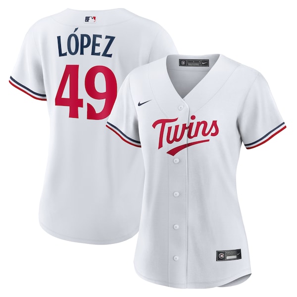 Pablo Lopez Minnesota Twins Nike Women's Home Replica Jersey - White