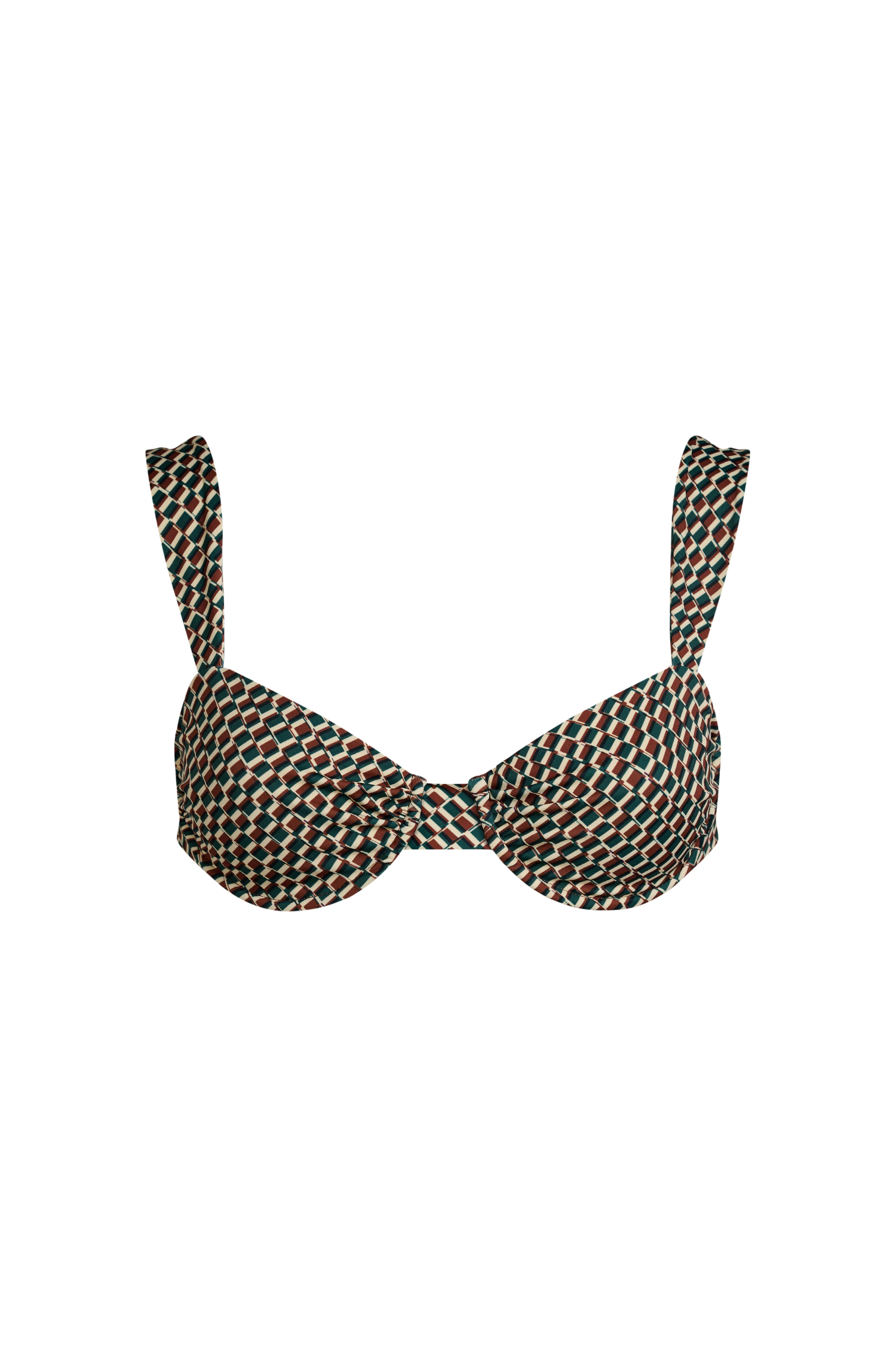 Isla Del Sol Top - Ivy Geo Print