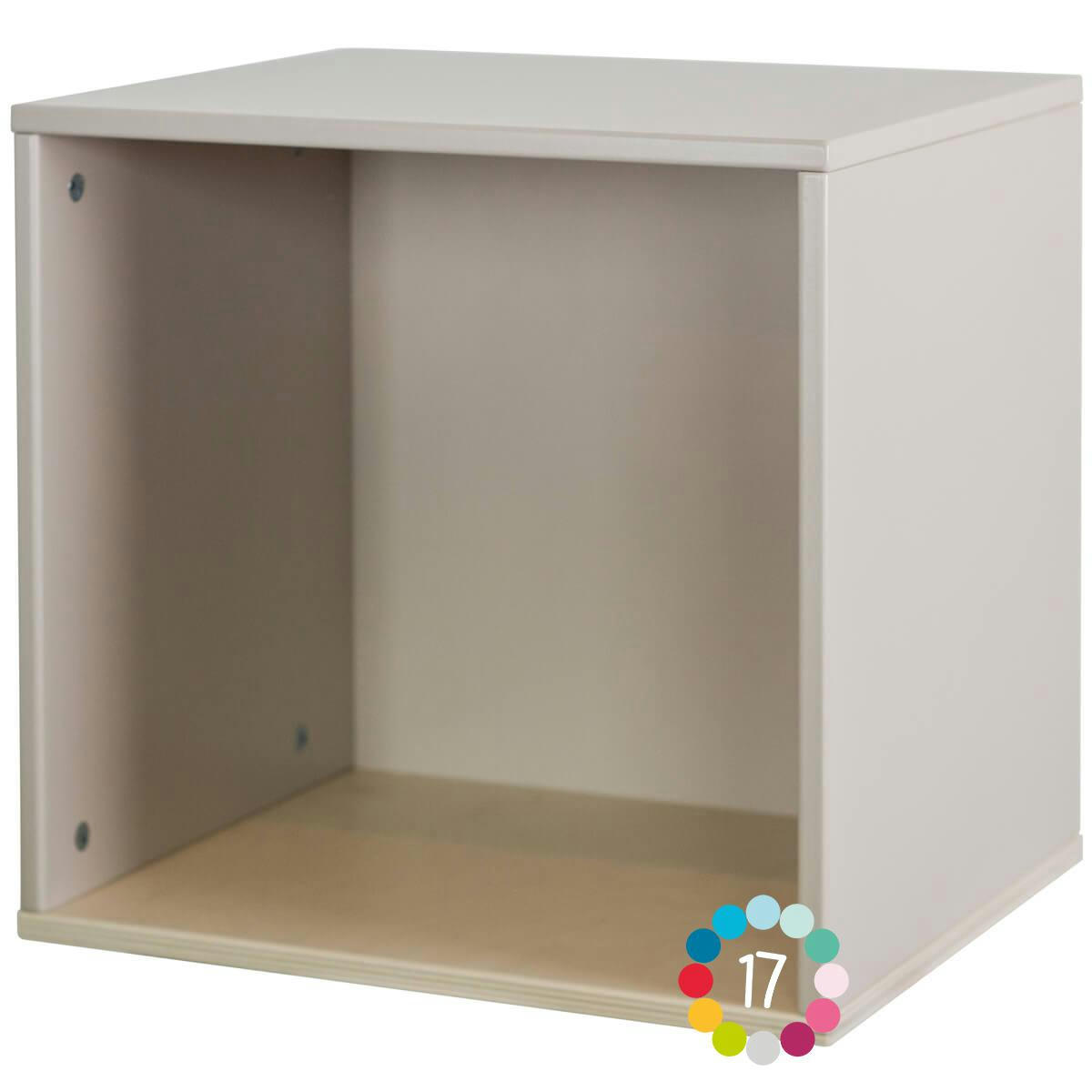 COLORFLEX - Cube mural gris chaud