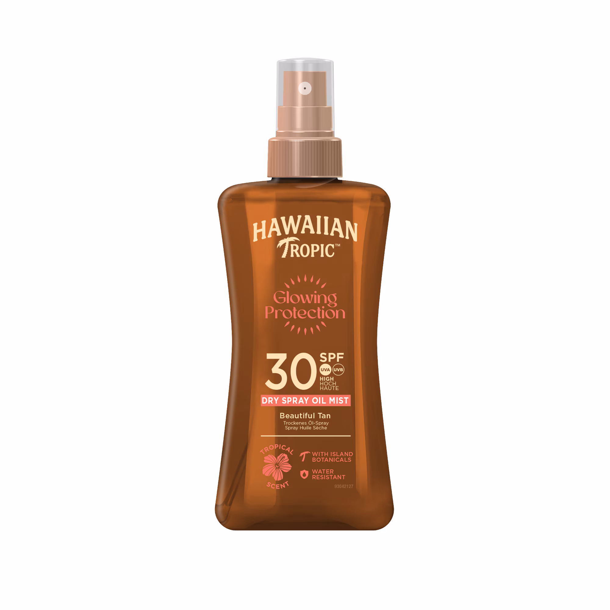 HAWAIIAN TROPICSpray huile solaire glowing protection spf30