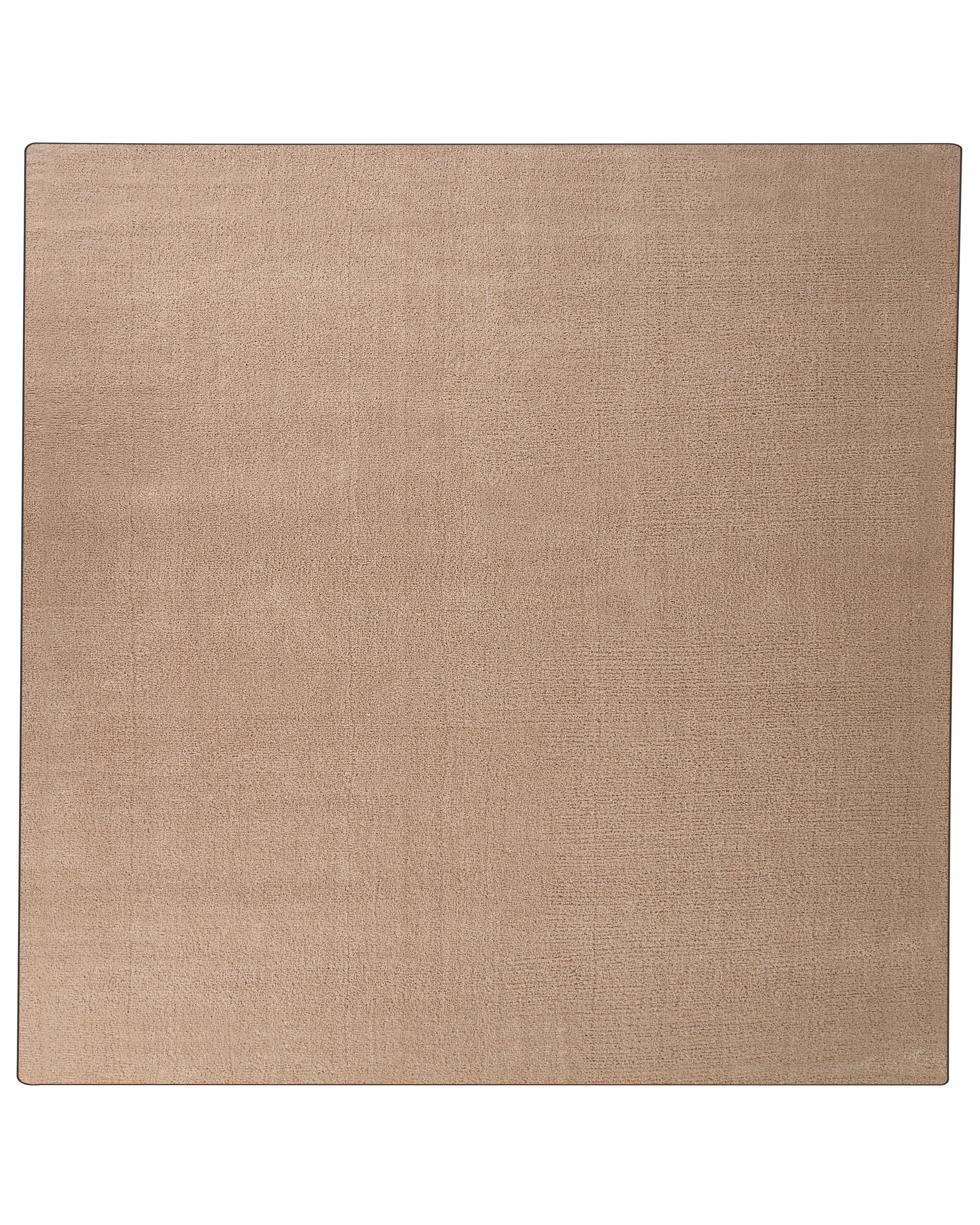 Shaggy Rug DEMRE Sand Beige 140 x 200 cm