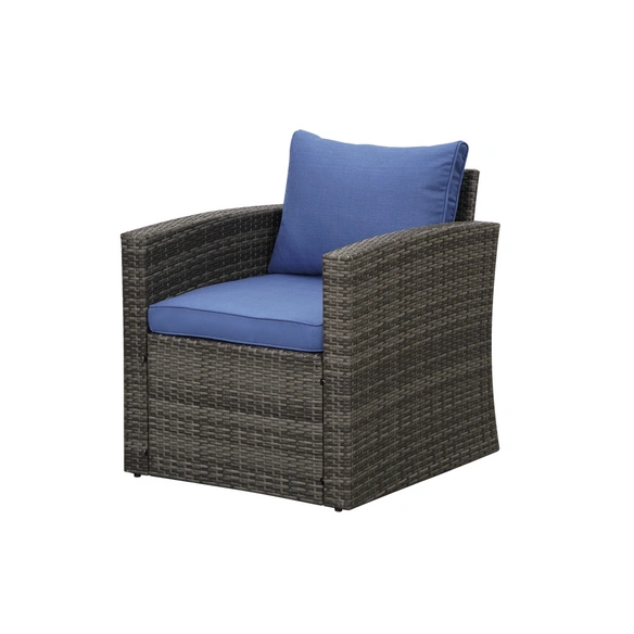 Gartenmöbelset »2614«, 5-teilig, Polyrattan/Textil/Metall