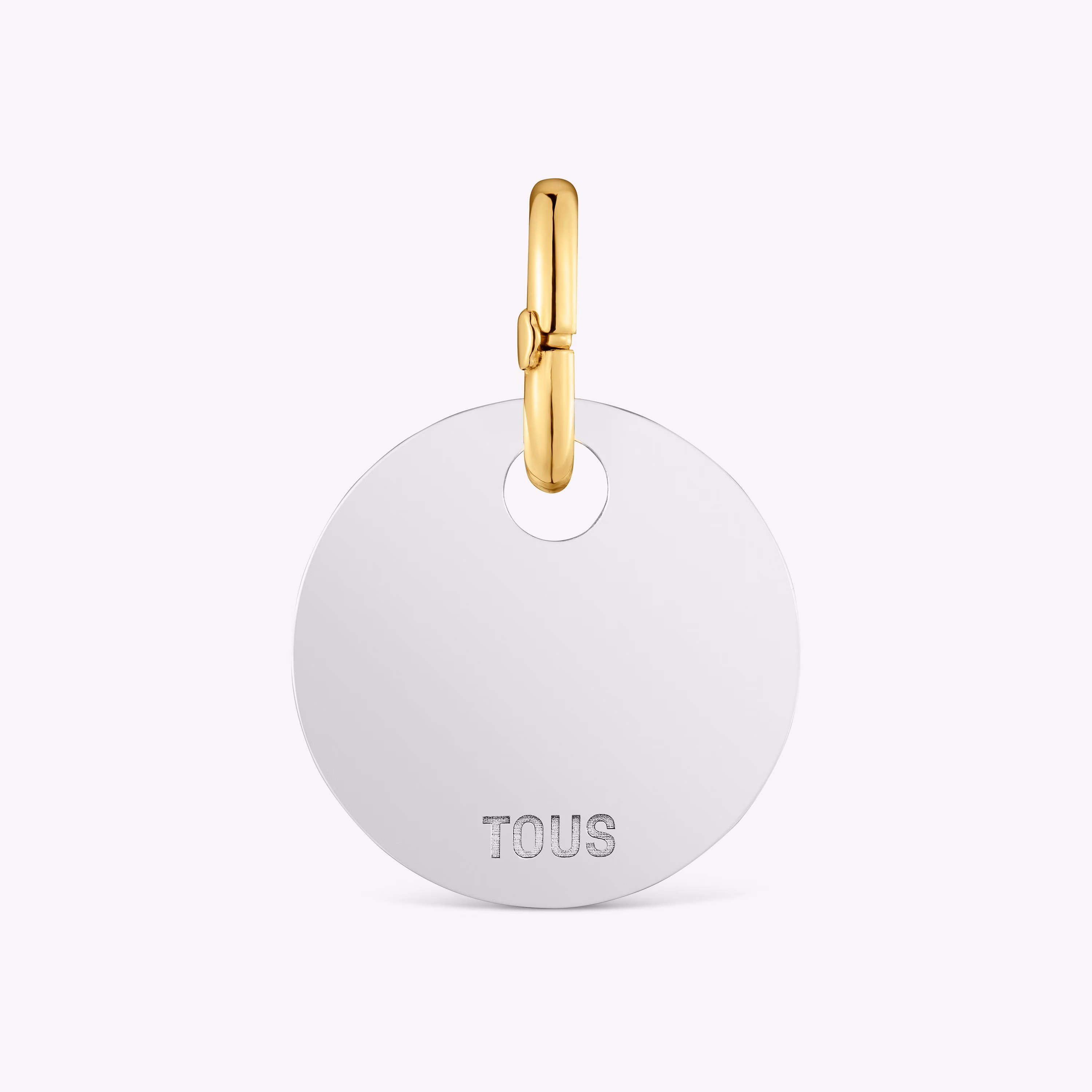 Colgante medalla bicolor 23 mm TOUS Unlock