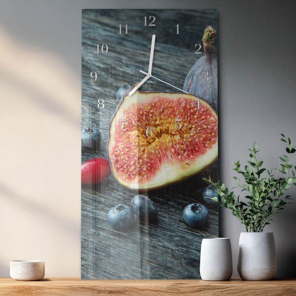 Zegar premium 30x60 Figa dekoracyjny na ścianę