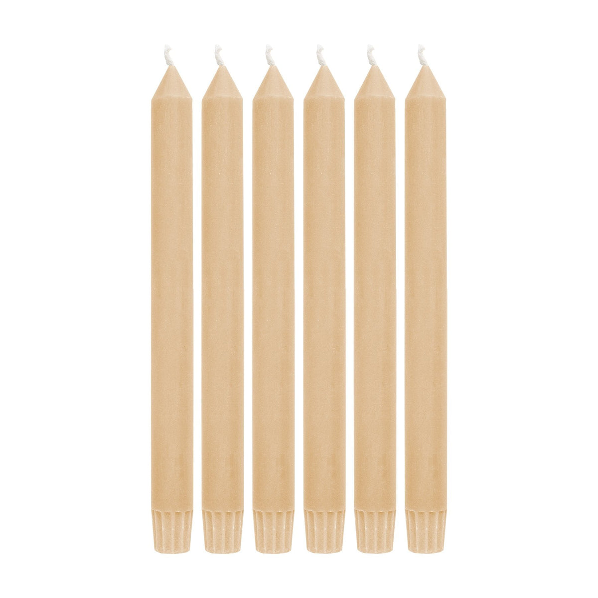 Return to Sender Dinerkaarsen 23 cm geel - set van 6
