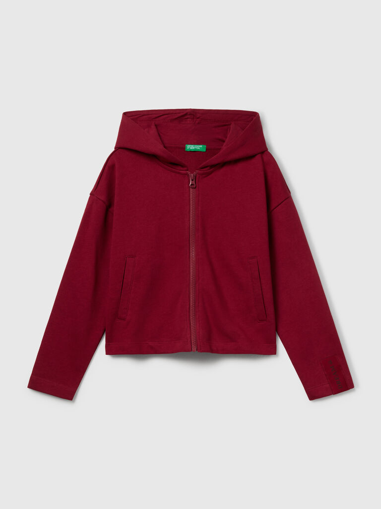 Zip-up hoodie