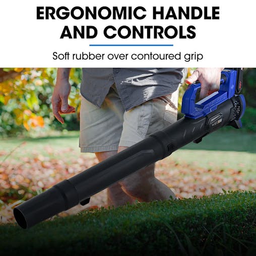 NNEMB 20V Leaf Blower & Line Trimmer / Edger Combo, Kit with 4.0Ah Battery & Fast Charger