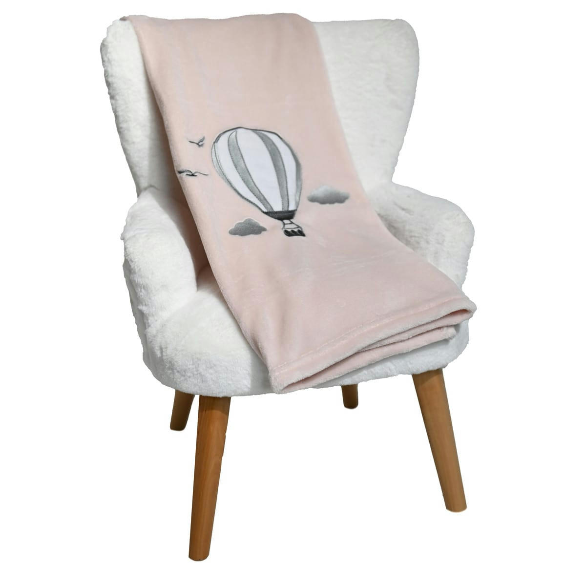 - Plaid polaire doux & chaud  petale 75x100 cm