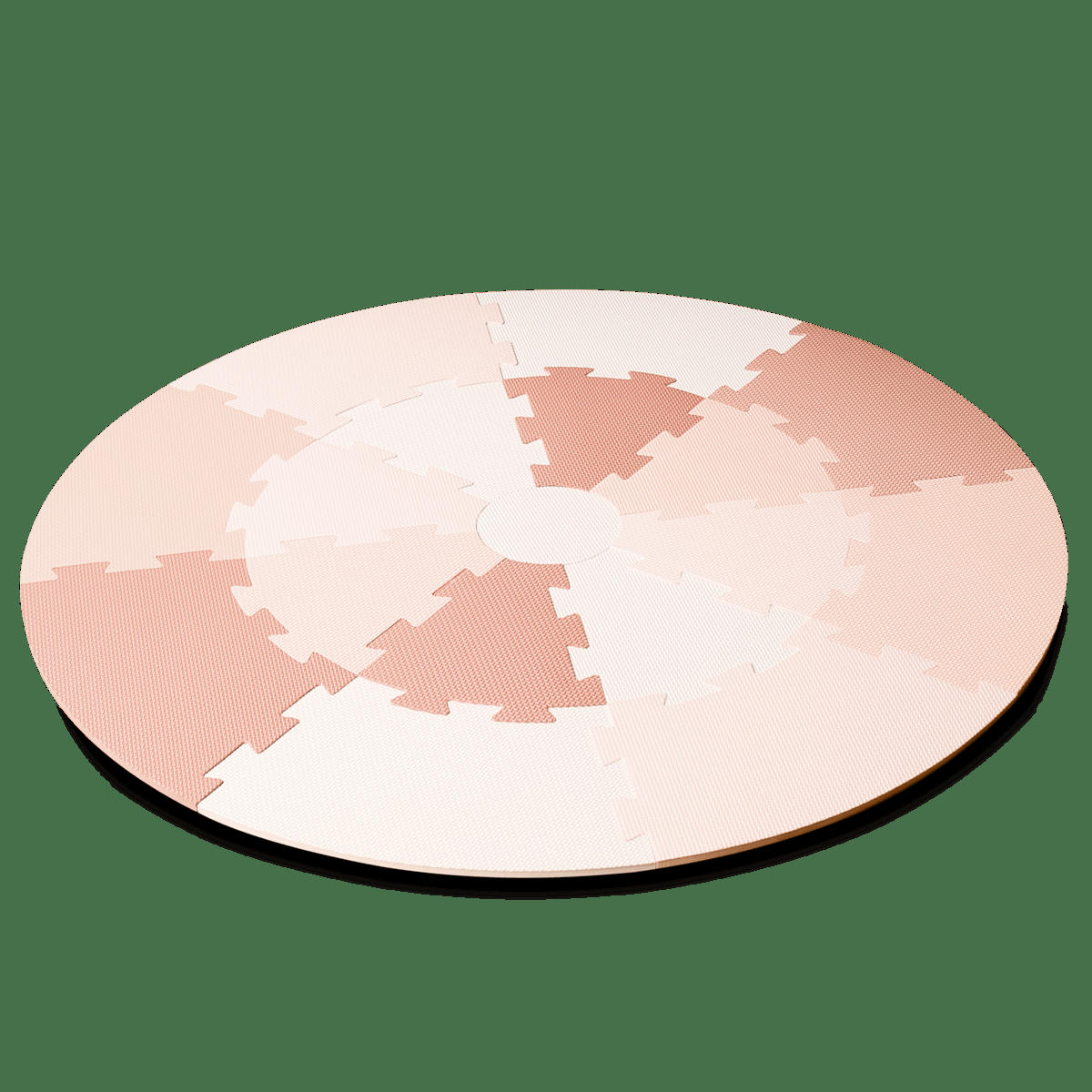 - Tapis mousse puzzle pour enfants rose 120x120 cm