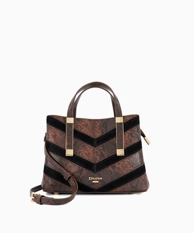 Dinkydorry P Taupe - Textured Tote Bag