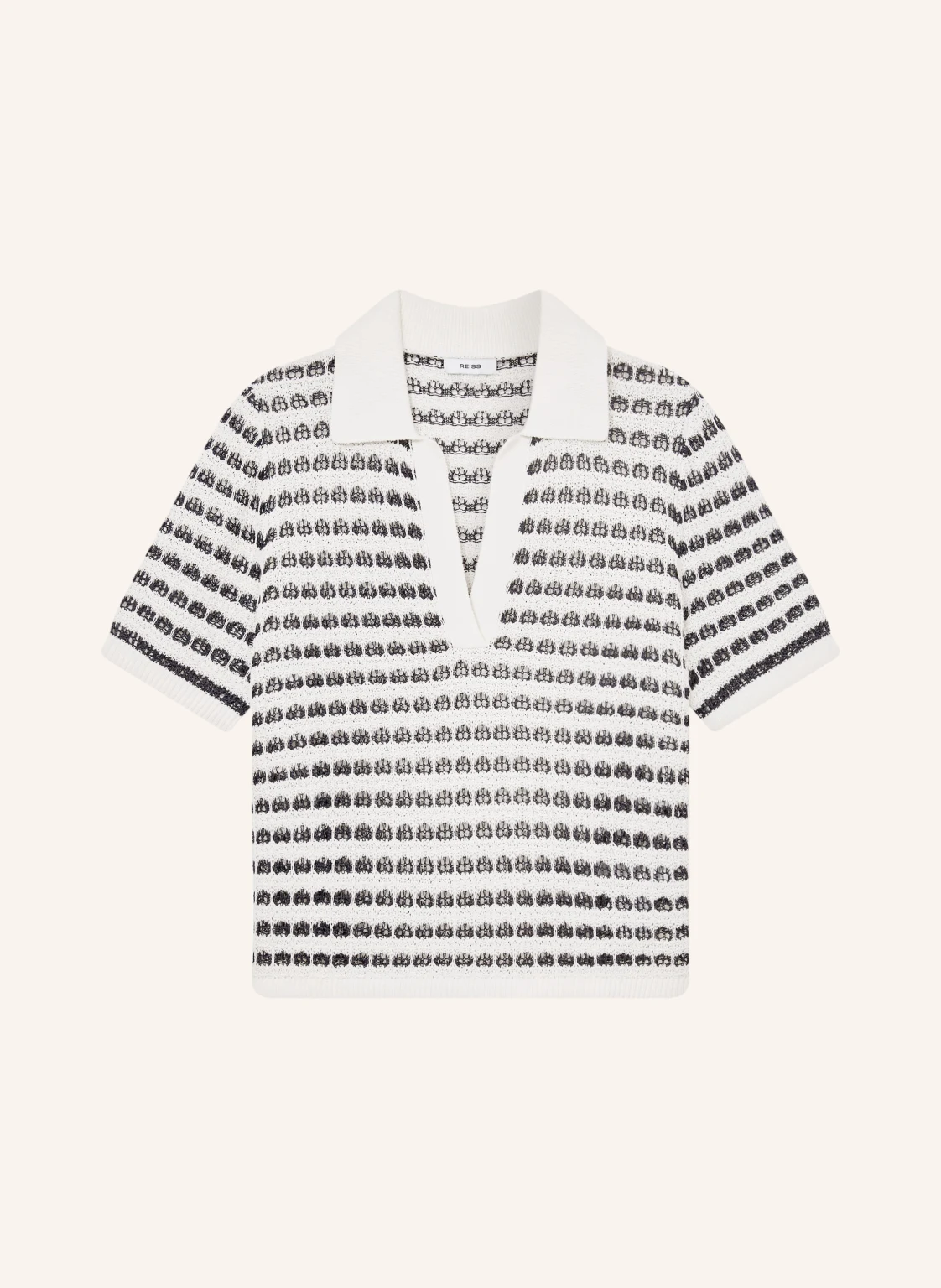 REISS Strick-Poloshirt GEMMA