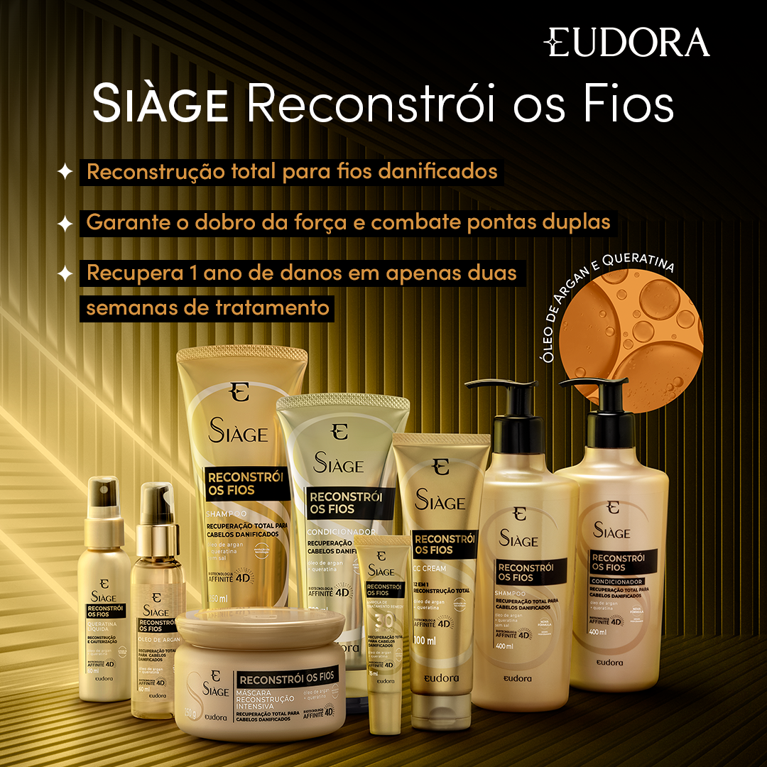Condicionador Siàge Reconstrói Os Fios 200ml