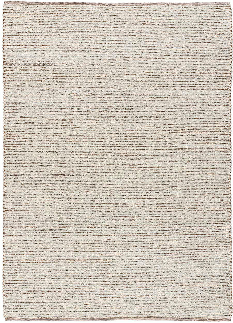 REIMAGINE - Tapis en coton recyclé, couleur crème, 60X110 cm