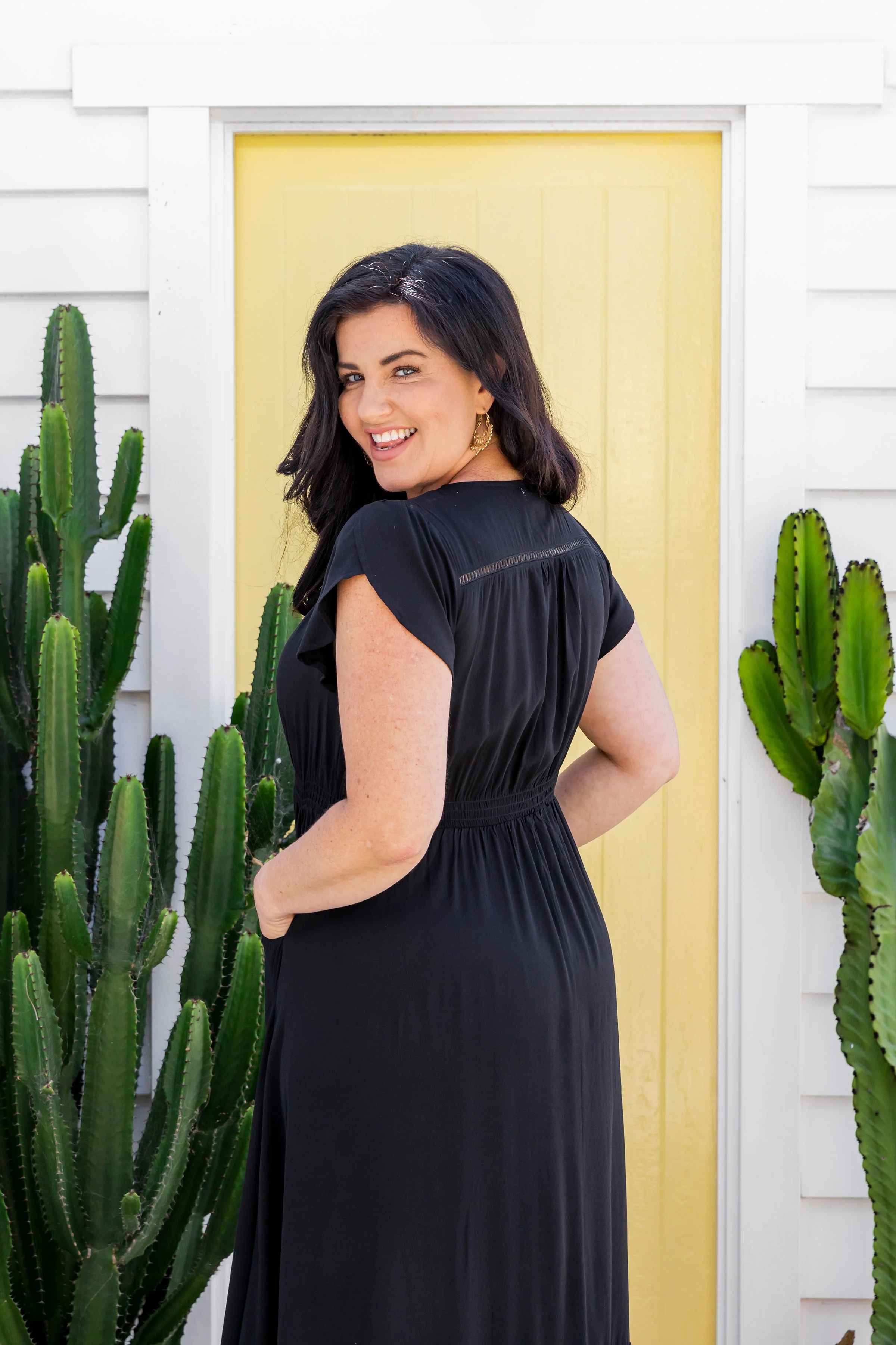 Shayla Maxi Dress in Black