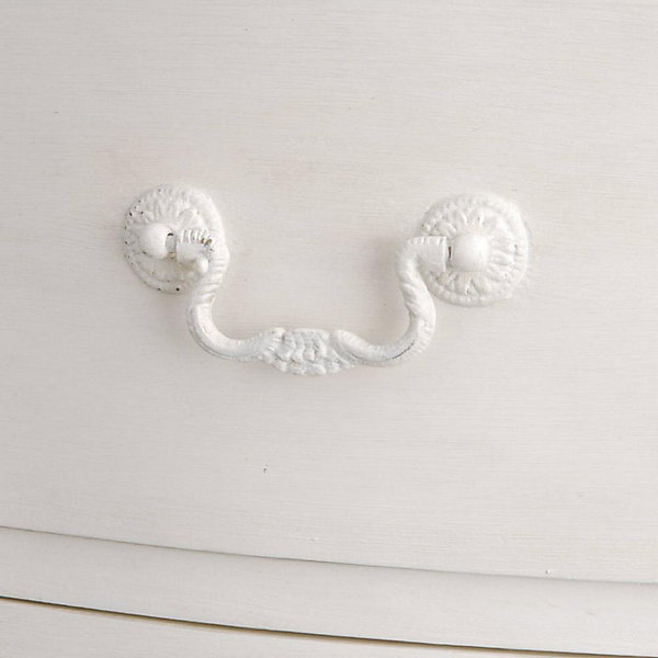 Chiffonnier 5 tiroirs blanc- Apollonia