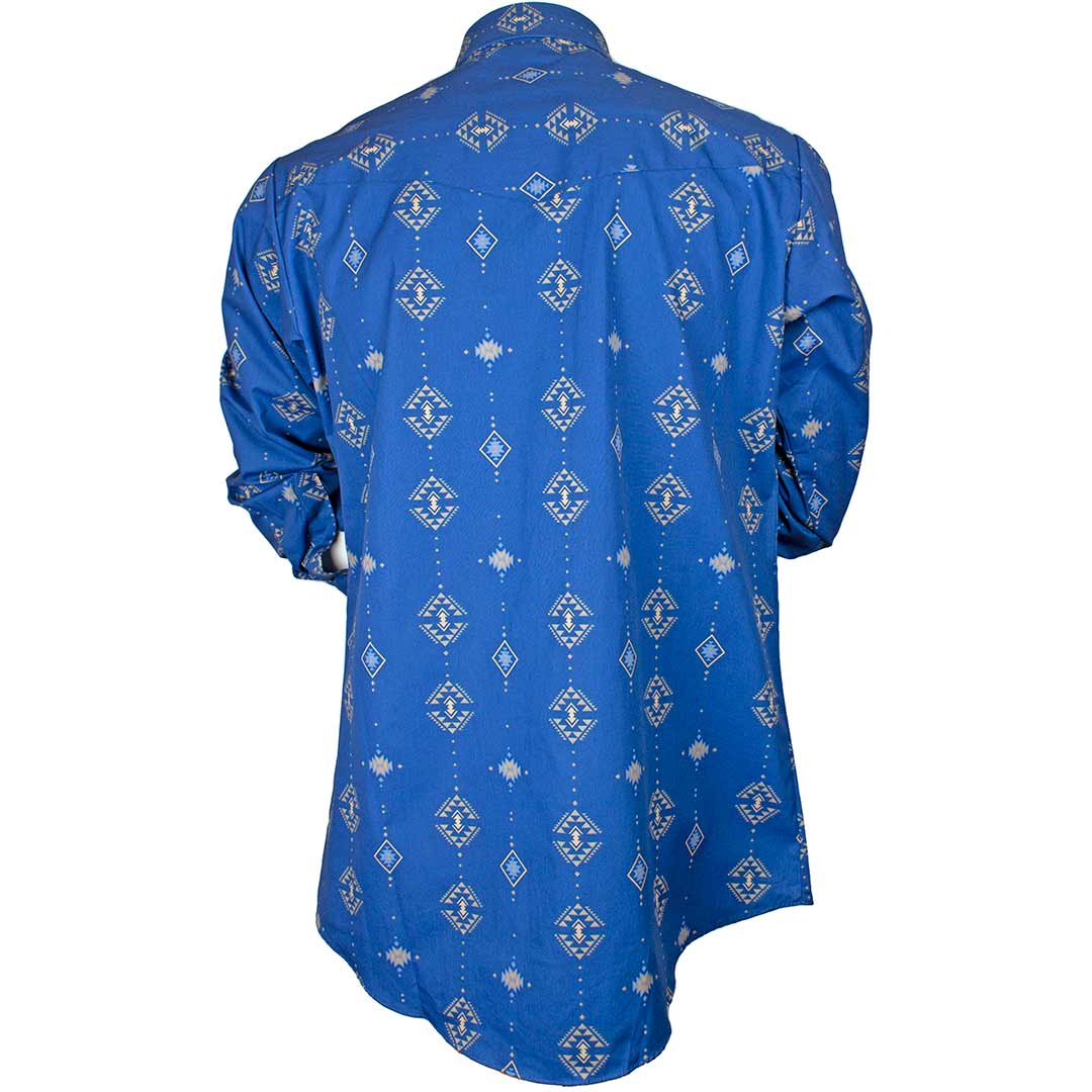 Мужская рубашка Ely Cattleman с ацтекским принтом и кнопками