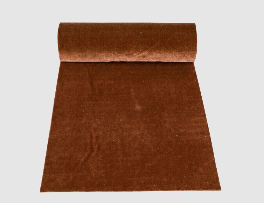 Tischläufer Samtoptik Bronze