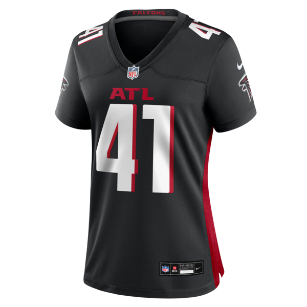 Ben Sauls Atlanta Falcons Nike Women's Team Game Jersey -  Black