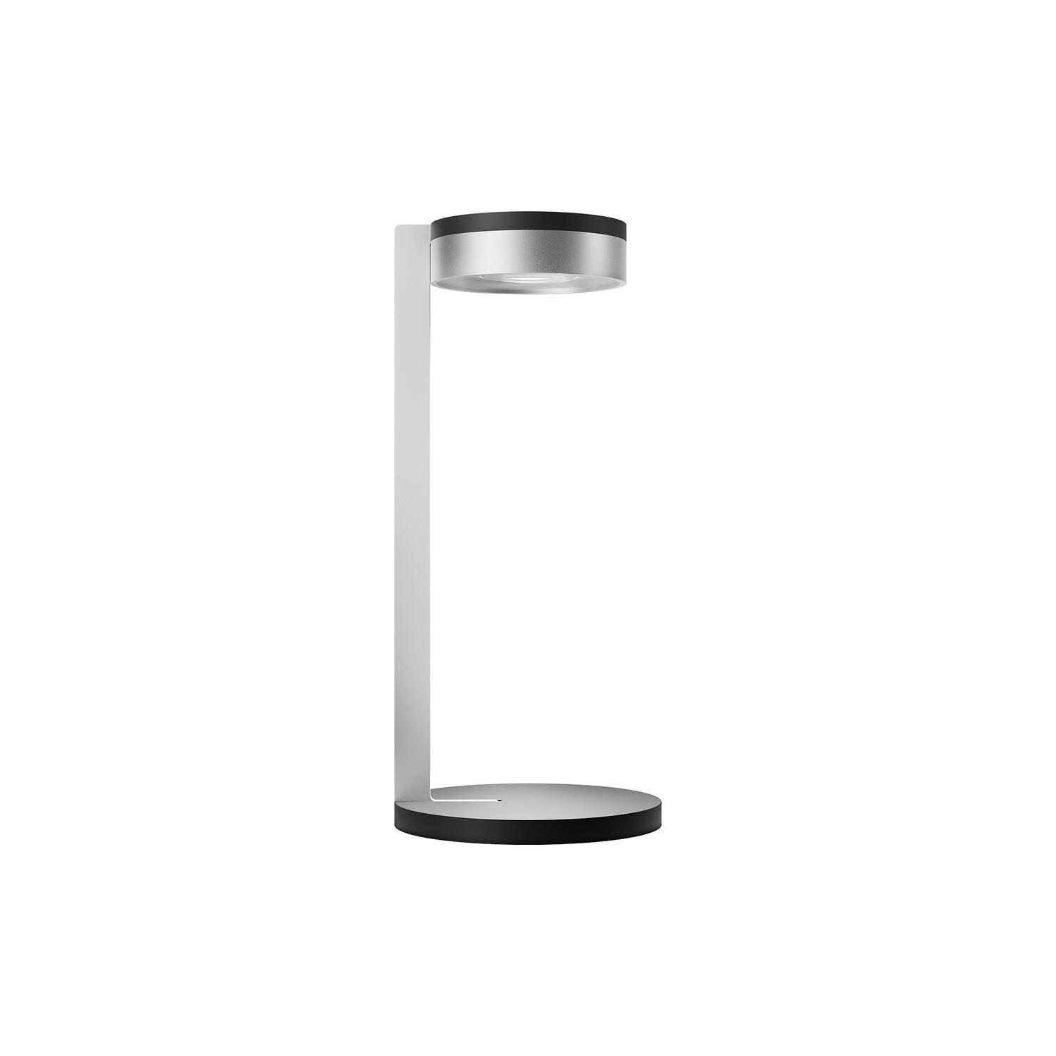 BLADE T2 SLIM bordlampe, matt black/satin silver